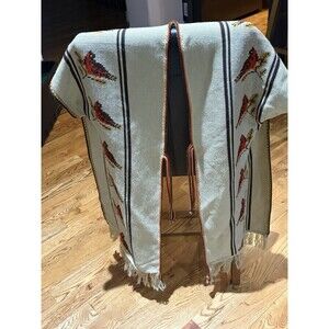 Vintage 1970's Bird Poncho Boho Méxican